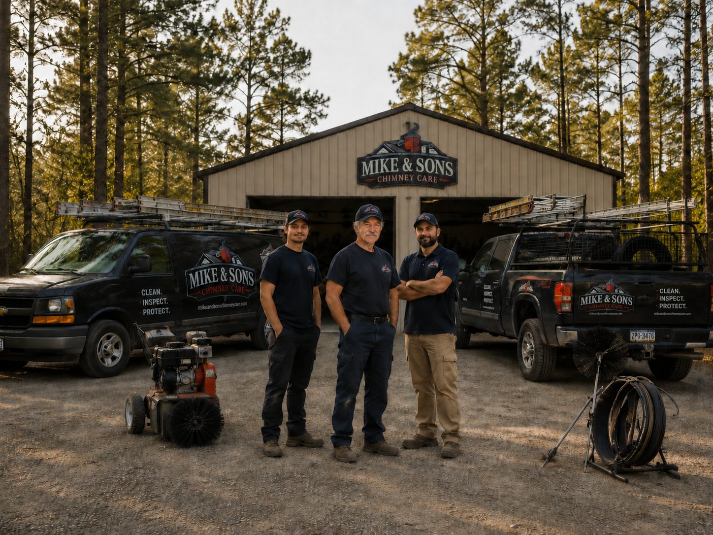 Mike & Sons Chimney Care crew serving Jacksonville, FL